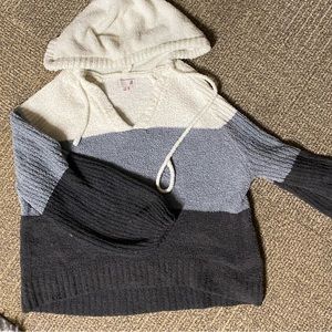 comfy hooded sweater